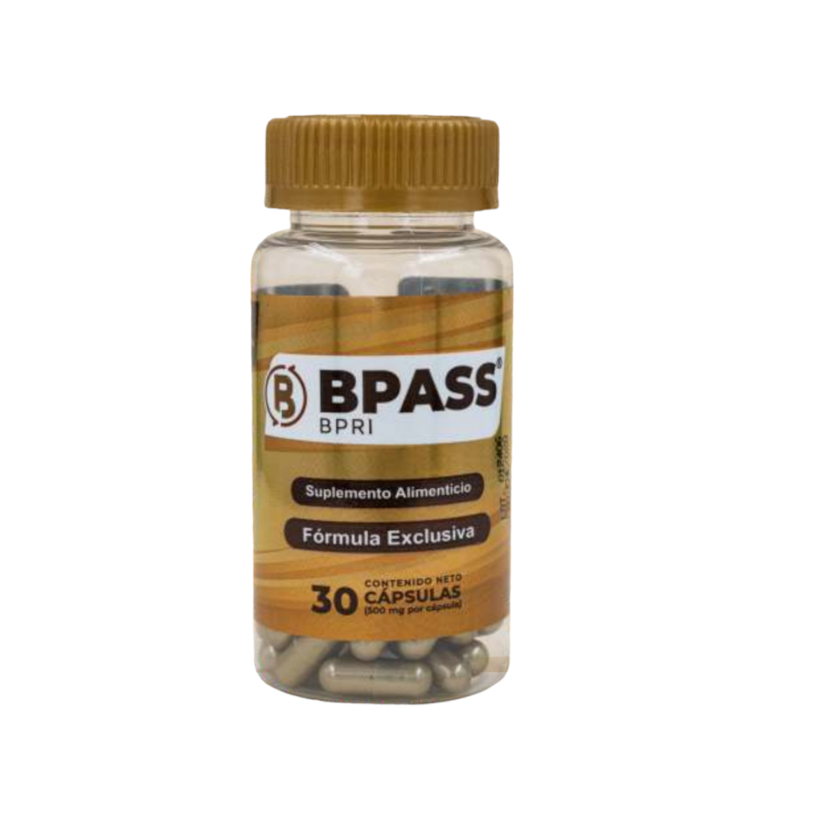 5 Botes Bpass Dorado 30 Cápsulas Bpri