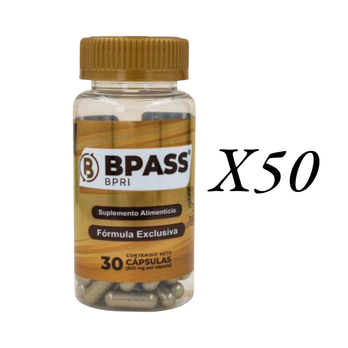 50 Bpass Dorado 30 Cápsulas Bpri